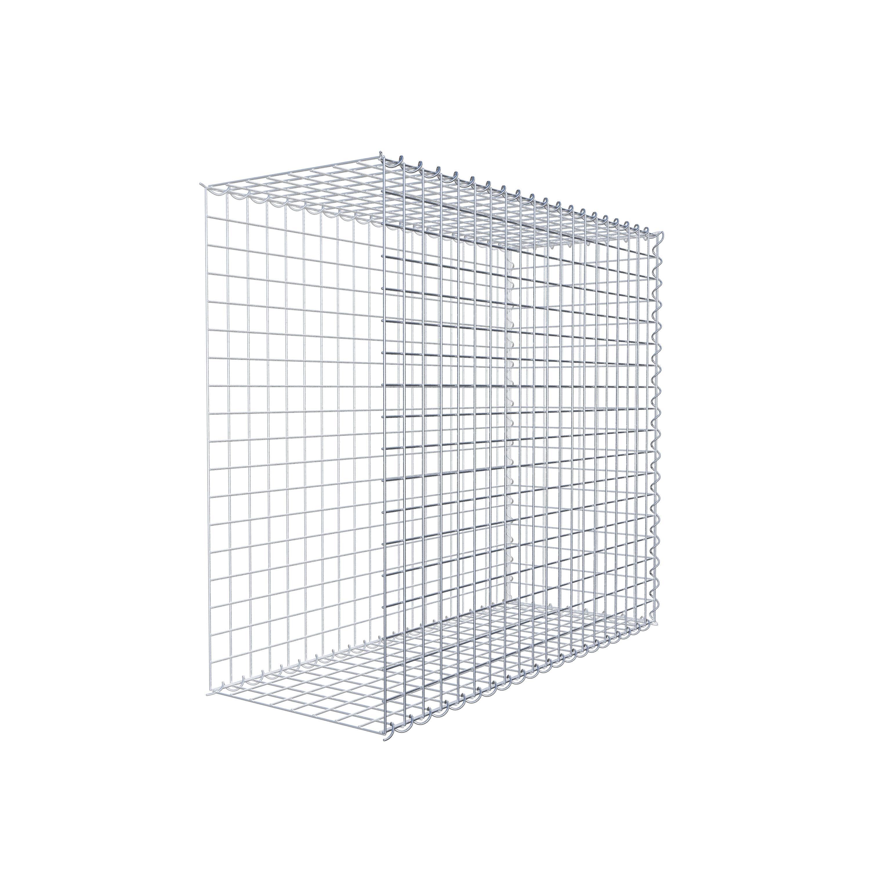 Extra gabion typ 2 100 cm x 90 cm x 40 cm (L x H x D), maskstorlek 5 cm x 5 cm, spiral