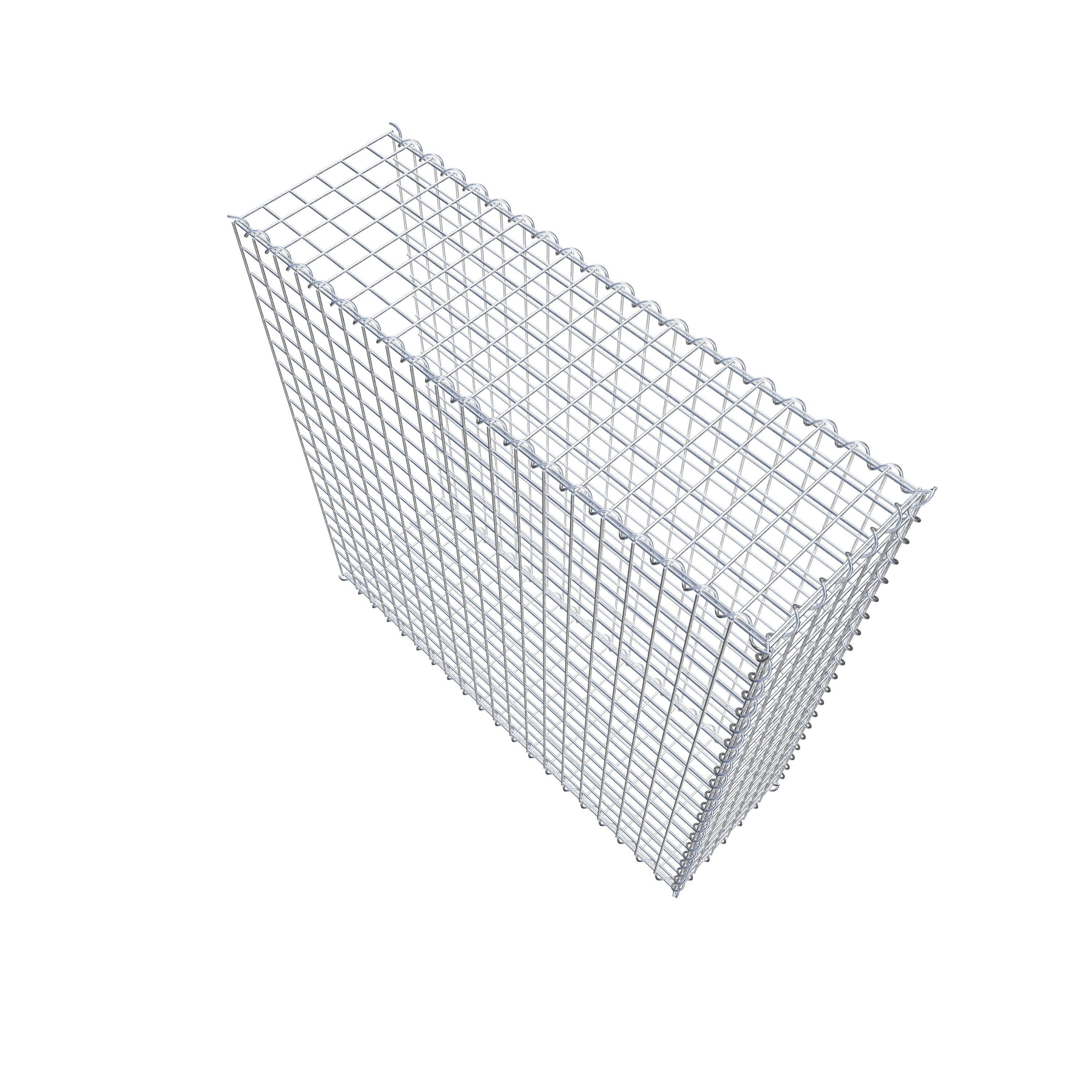 Grown-on gabion type 2 100 cm x 100 cm x 30 cm (L x H x D), mesh size 5 cm x 5 cm, spiral