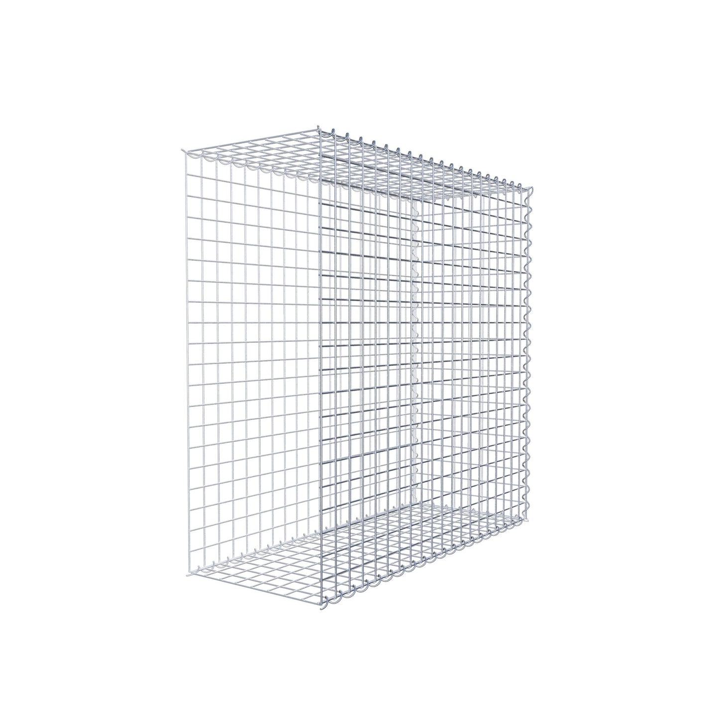 Extra gabion typ 2 100 cm x 100 cm x 40 cm (L x H x D), maskstorlek 5 cm x 5 cm, spiral