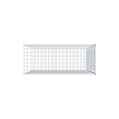 Extra gabion typ 2 100 cm x 100 cm x 40 cm (L x H x D), maskstorlek 5 cm x 5 cm, spiral