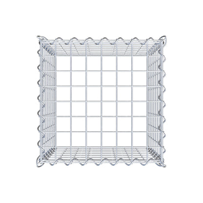 Add-on schanskorf type 3 40 cm x 40 cm x 40 cm (L x H x D), maaswijdte 5 cm x 5 cm, spiraalvormig