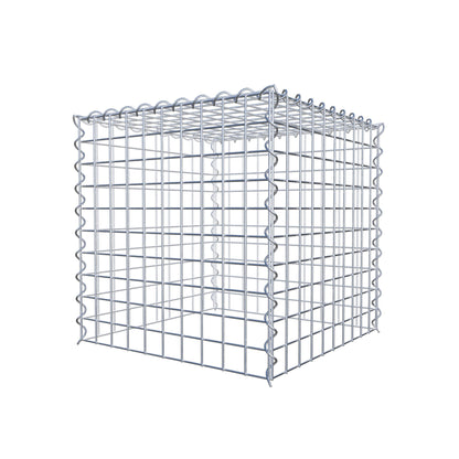 Grown-on gabion type 3 50 cm x 50 cm x 50 cm (L x H x D), mesh size 5 cm x 5 cm, spiral