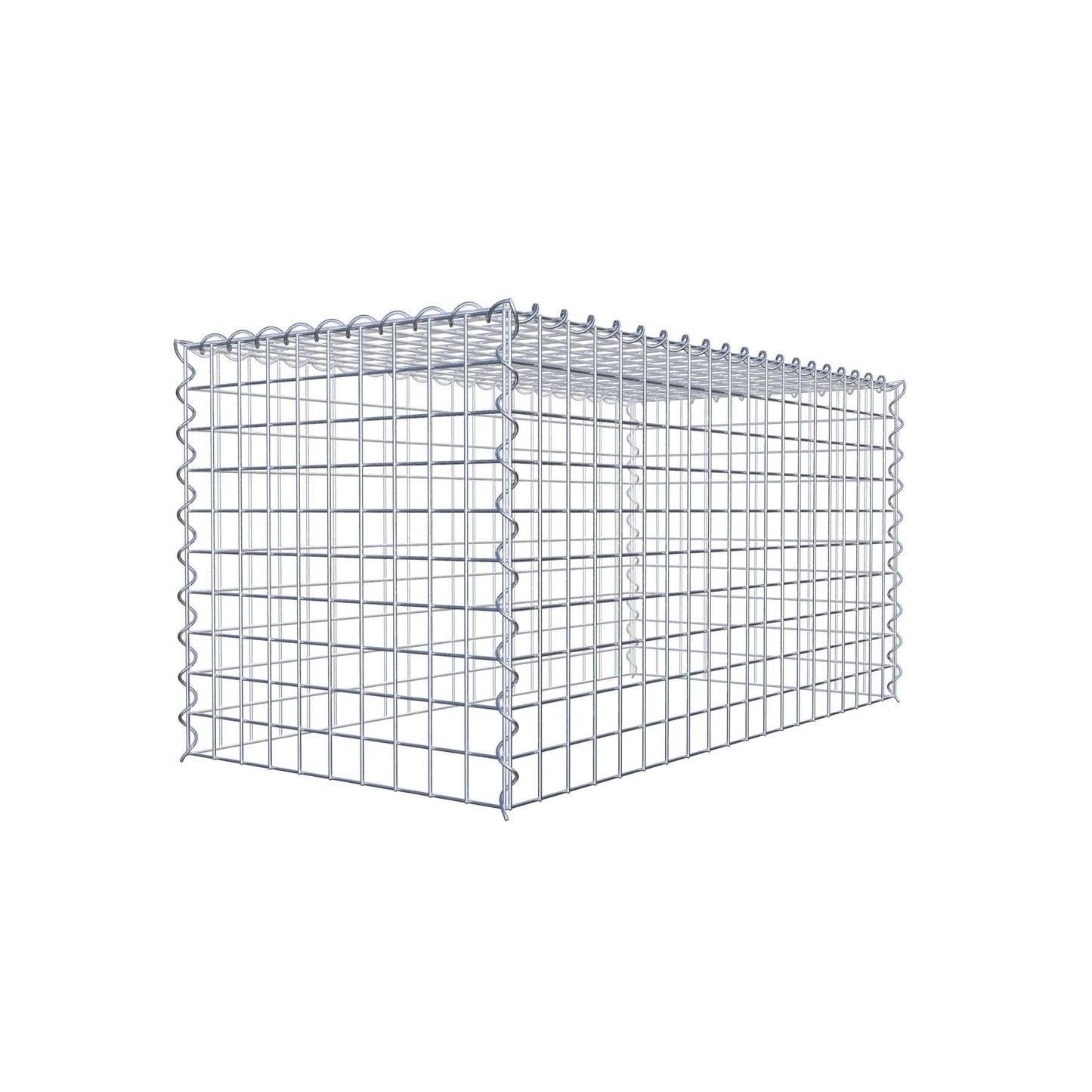 Grown-on gabion type 3 100 cm x 50 cm x 50 cm (L x H x D), mesh size 5 cm x 5 cm, spiral