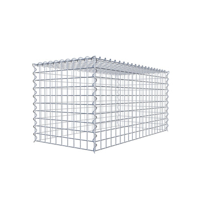 Grown-on gabion type 3 100 cm x 50 cm x 50 cm (L x H x D), mesh size 5 cm x 5 cm, spiral