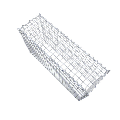 Grown-on gabion type 3 100 cm x 60 cm x 30 cm (L x H x D), mesh size 5 cm x 5 cm, spiral