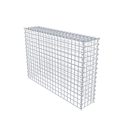 Opvokset gabion type 3 100 cm x 70 cm x 20 cm (L x H x D), maskestørrelse 5 cm x 5 cm, spiral