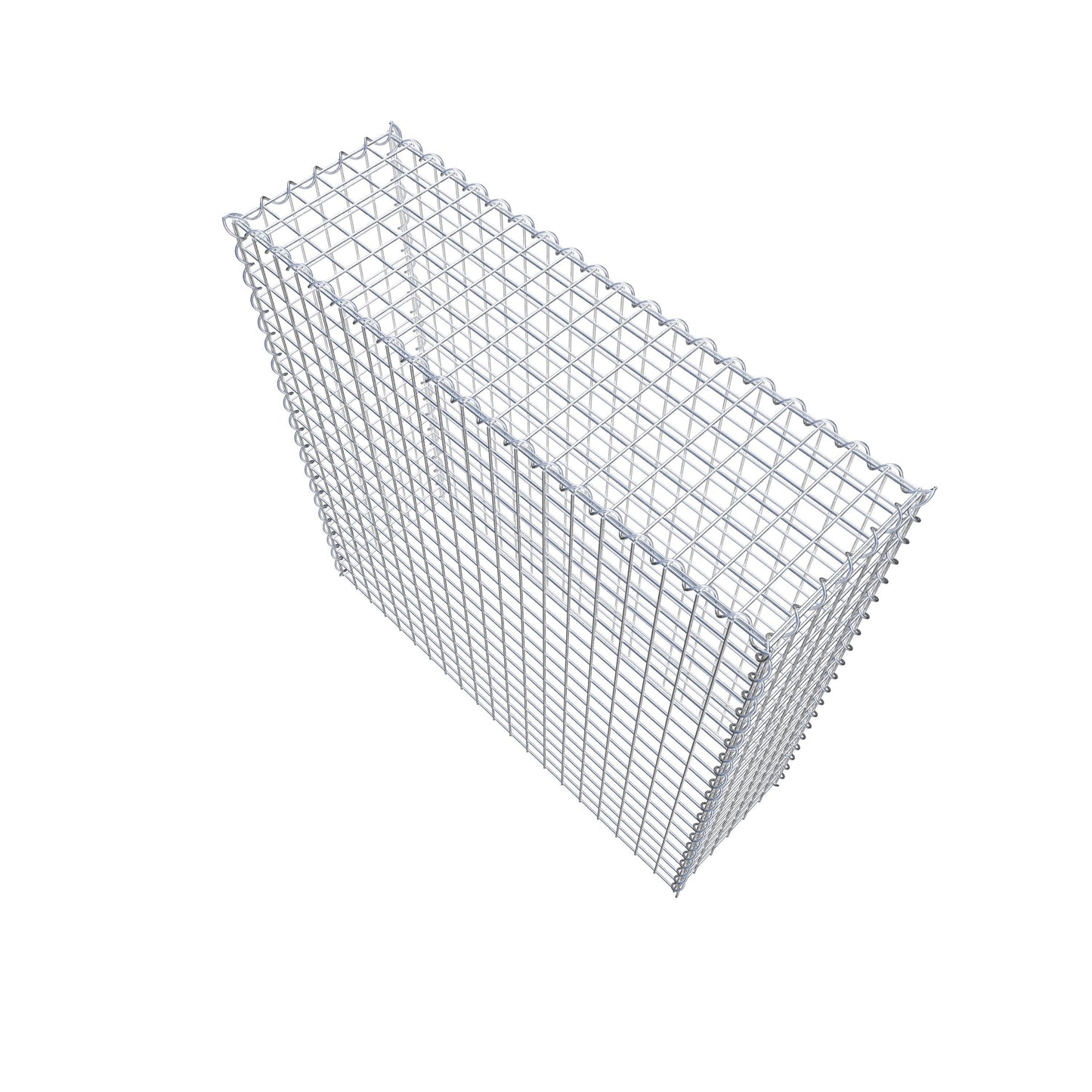 Gabbione aggiuntivo tipo 3 100 cm x 100 cm x 30 cm (L x A x P), dimensione maglia 5 cm x 5 cm, a spirale