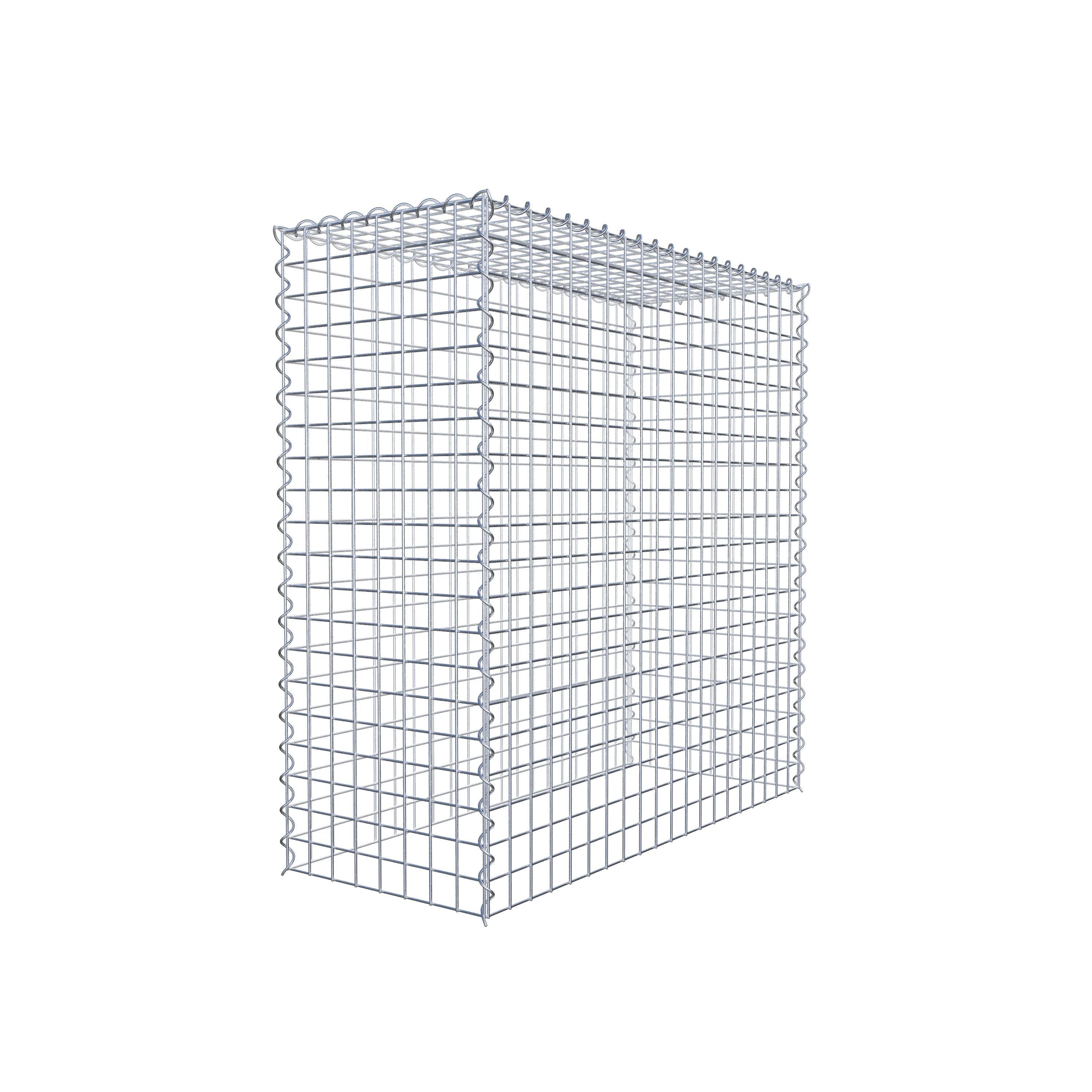 Gabião Tipo 3 100 cm x 100 cm x 40 cm (C x A x P), malhagem 5 cm x 5 cm, espiral