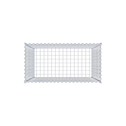 Extra gabion typ 3 100 cm x 100 cm x 50 cm (L x H x D), maskstorlek 5 cm x 5 cm, spiral