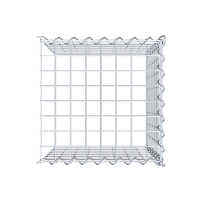 Anbaugabione Typ 4 40 cm x 40 cm x 40 cm (L x H x T), Maschenweite 5 cm x 5 cm, Spirale