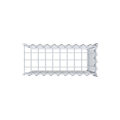 Grown-on gabion type 4 50 cm x 50 cm x 20 cm (L x H x D), mesh size 5 cm x 5 cm, spiral