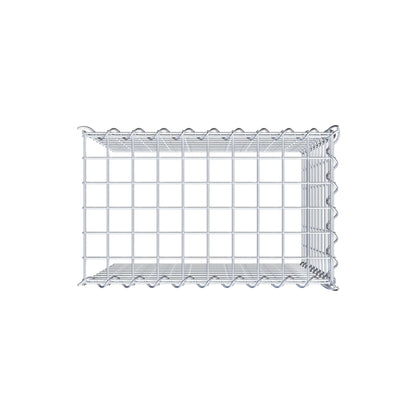 Gabião tipo 4 50 cm x 50 cm x 30 cm (C x A x P), malhagem 5 cm x 5 cm, espiral