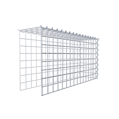 Gabion rapporté type 4 80 cm x 40 cm x 20 cm (L x H x P), mailles 5 cm x 5 cm, spirale