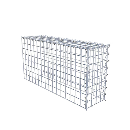 Gabion rapporté type 4 80 cm x 40 cm x 20 cm (L x H x P), mailles 5 cm x 5 cm, spirale