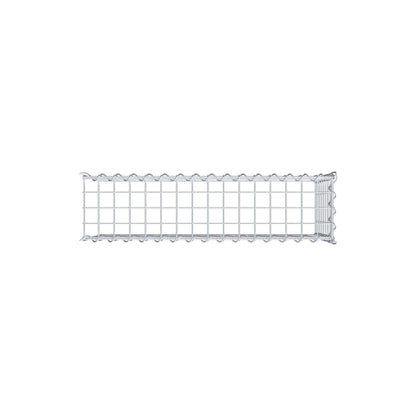 Gabion rapporté type 4 80 cm x 40 cm x 20 cm (L x H x P), mailles 5 cm x 5 cm, spirale