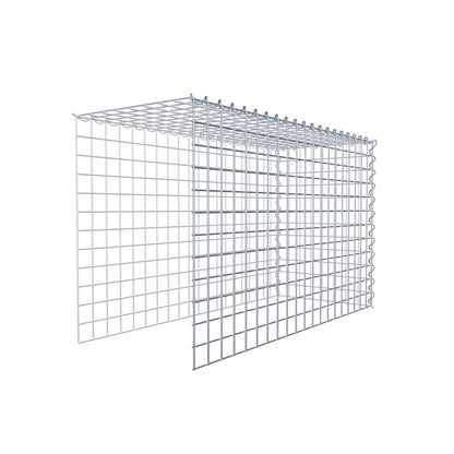 Gabião Tipo 4 100 cm x 60 cm x 40 cm (C x A x P), malhagem 5 cm x 5 cm, espiral