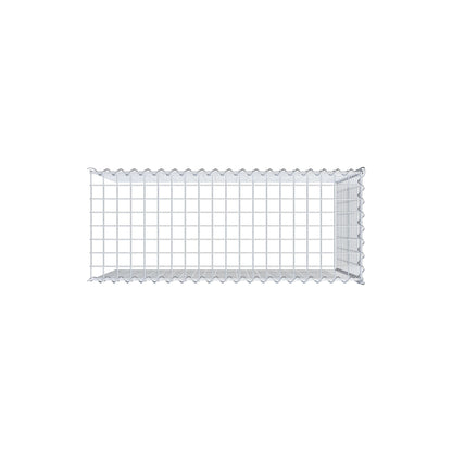 Gabion rapporté type 4 100 cm x 70 cm x 40 cm (L x H x P), mailles 5 cm x 5 cm, spirale