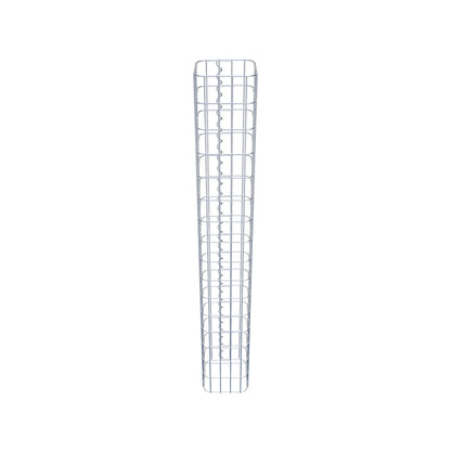 Colonne de gabion carrée 22 cm x 22 cm, 160 cm de hauteur, MW 5 cm x 10 cm