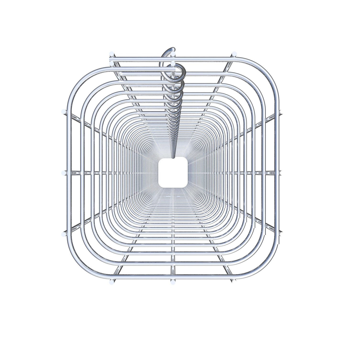 Gabionpelare kvadrat 17 cm x 17 cm, 200 cm höjd, MW 5 cm x 5 cm