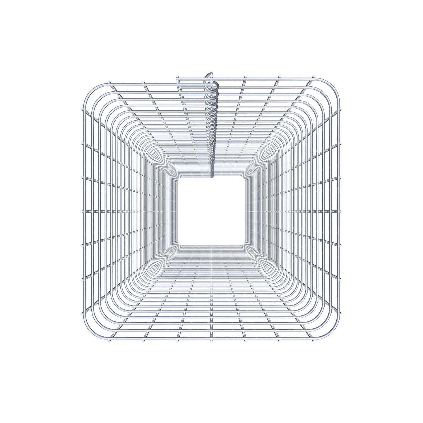 Gabionpelare, kantig 37 cm x 37 cm, 200 cm hög, MW 5 cm x 5 cm
