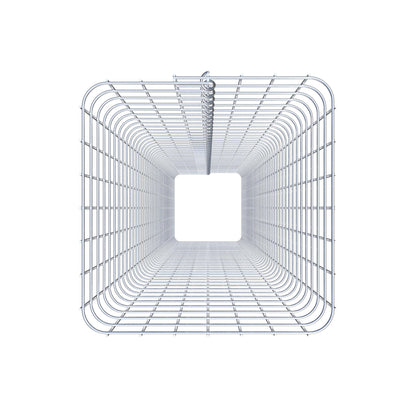 Gabionpelare, kantig 37 cm x 37 cm, 200 cm hög, MW 5 cm x 5 cm