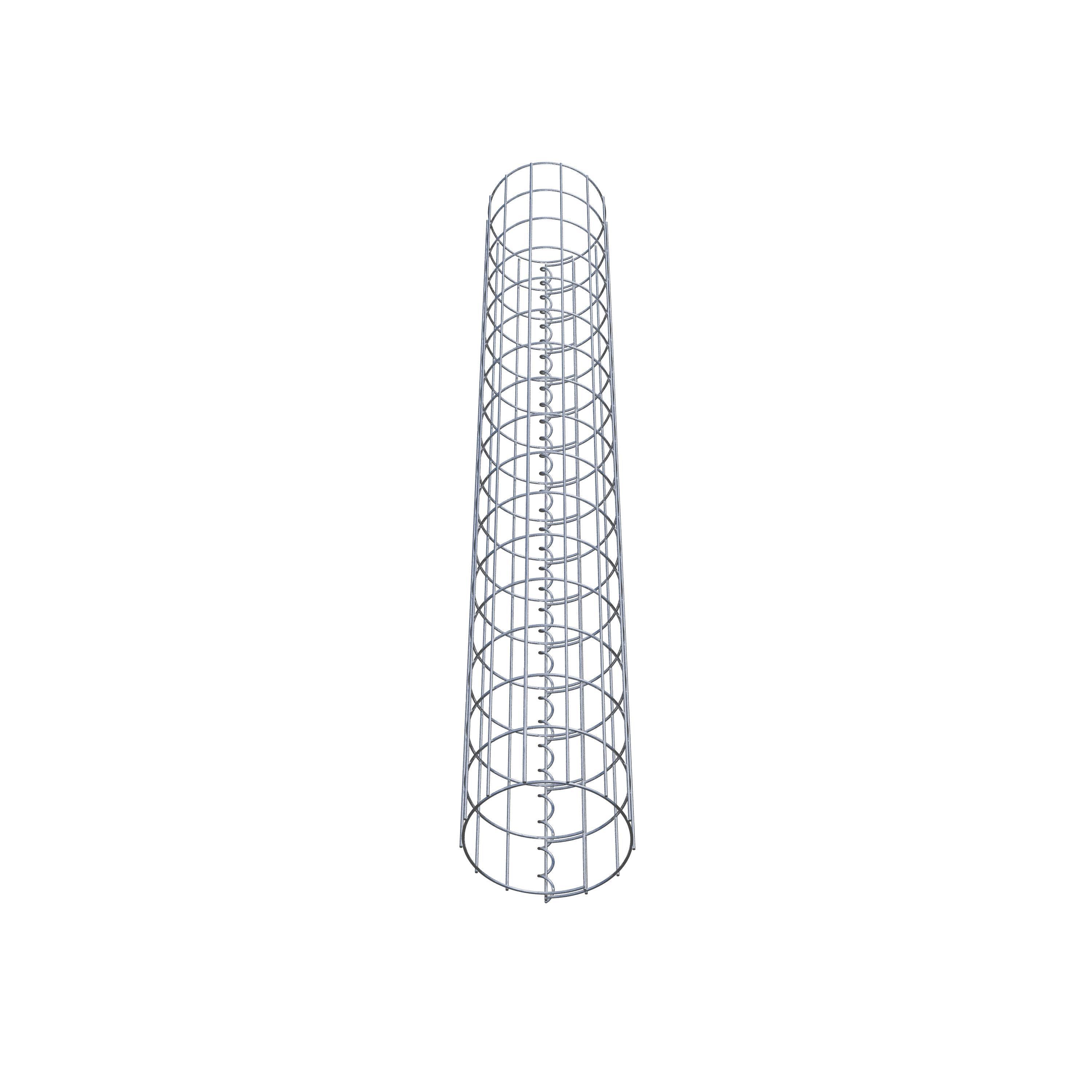 Schanskorfkolom diameter 22 cm, MW 5 x 10 cm rond