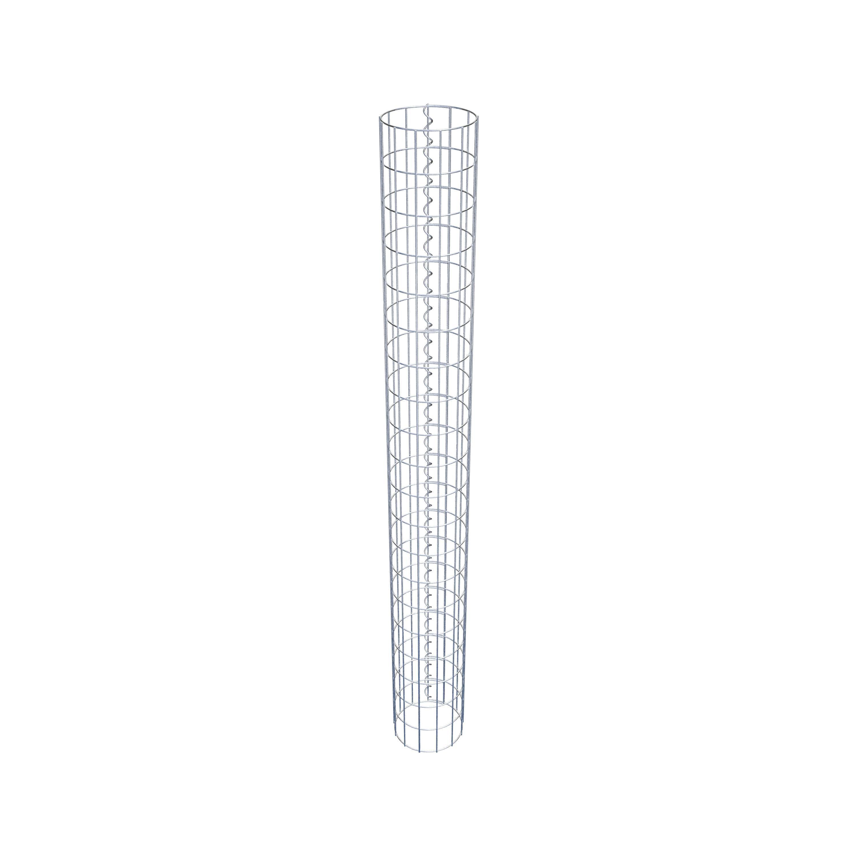 Schanskorfkolom diameter 22 cm, MW 5 x 10 cm rond