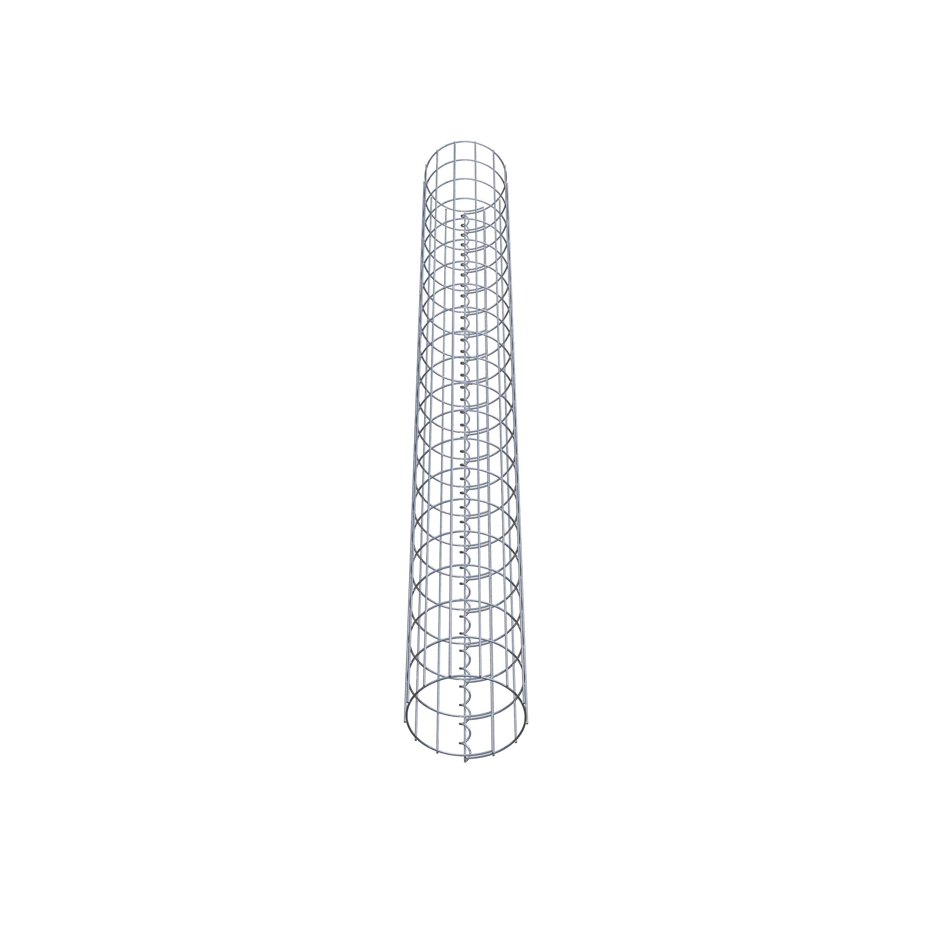 Schanskorfkolom diameter 22 cm, MW 5 x 10 cm rond