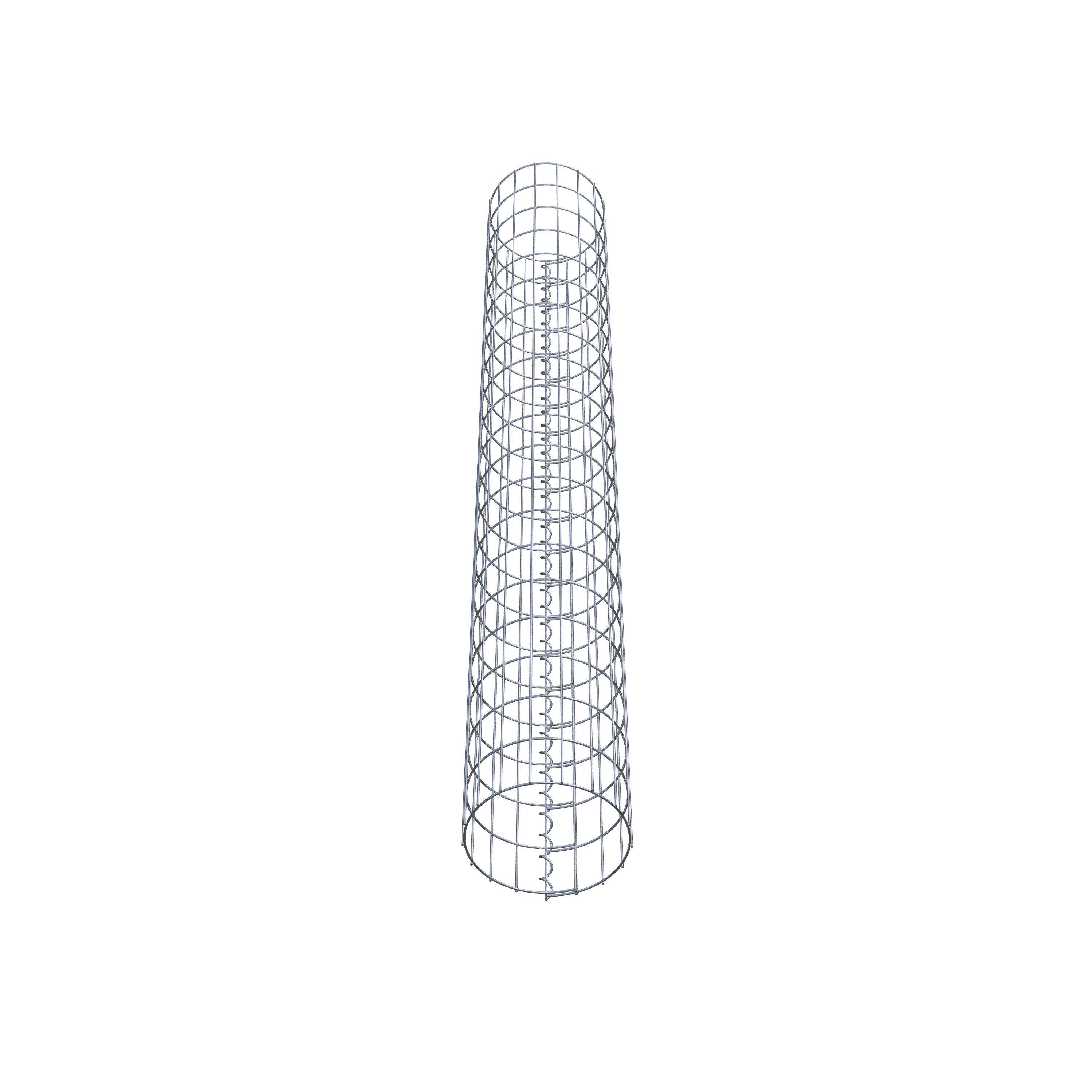 Gabionsøjle diameter 27 cm, MW 5 x 10 cm rund