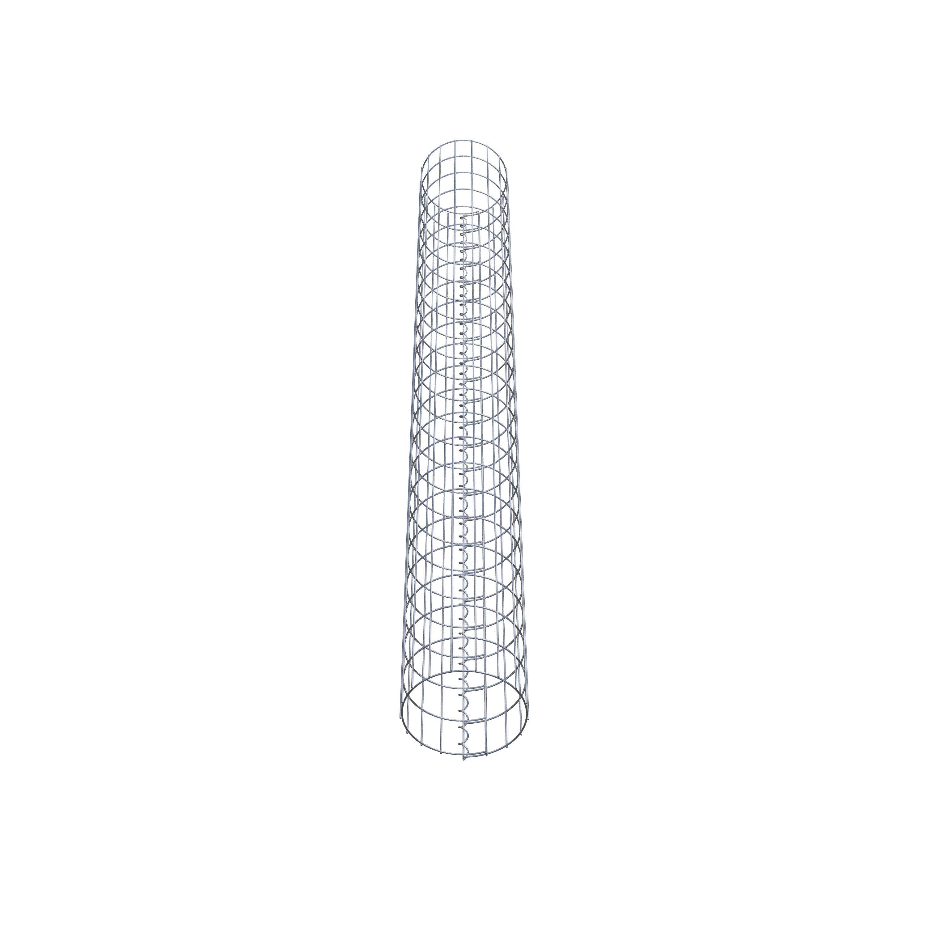 Gabionsøjle diameter 27 cm, MW 5 x 10 cm rund