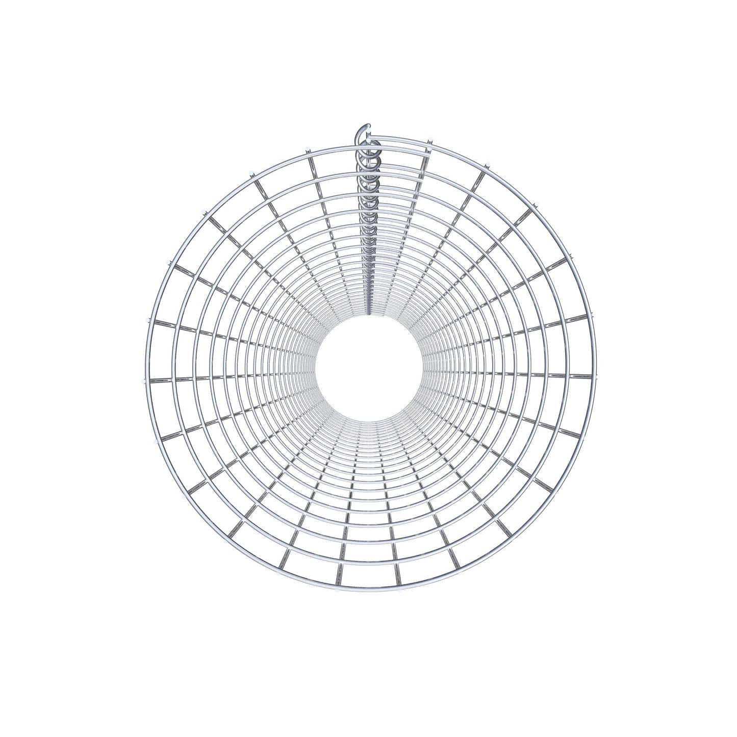 Colonna gabbionata rotonda 37 cm di diametro, 230 cm di altezza, maglia 5 cm x 10 cm