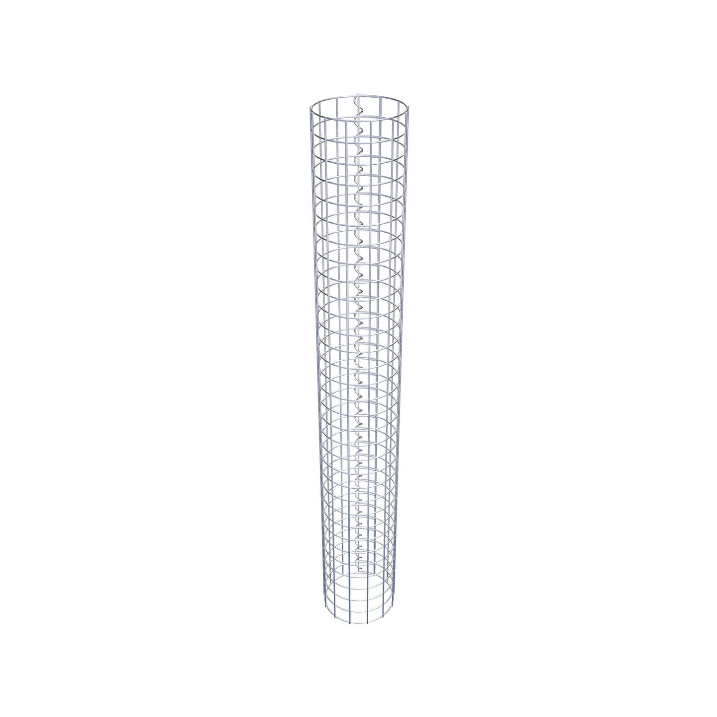 Colonne de gabion ronde 22 cm de diamètre, 160 cm de hauteur, maille 5 cm x 5 cm