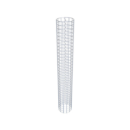 Colonne de gabion ronde 22 cm de diamètre, 160 cm de hauteur, maille 5 cm x 5 cm