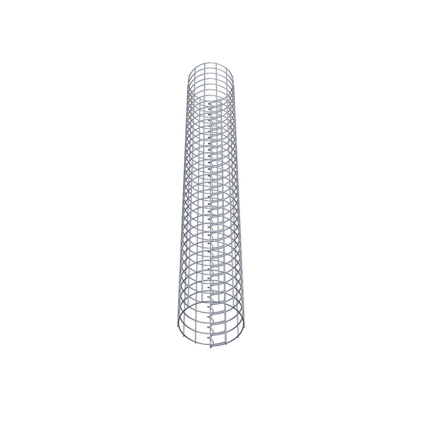 Colonne de gabion ronde 22 cm de diamètre, 160 cm de hauteur, maille 5 cm x 5 cm