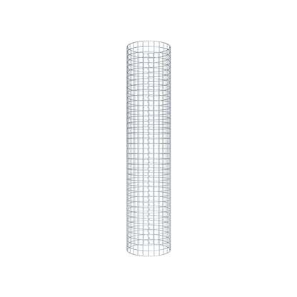 Gabion column around 42 cm diameter, 200 cm height, mesh size 5 cm x 5 cm