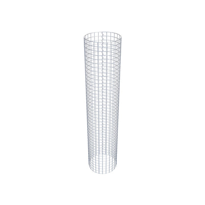 Gabion column around 42 cm diameter, 200 cm height, mesh size 5 cm x 5 cm