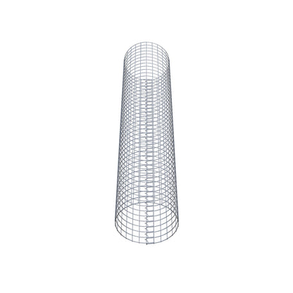 Gabion column around 42 cm diameter, 200 cm height, mesh size 5 cm x 5 cm
