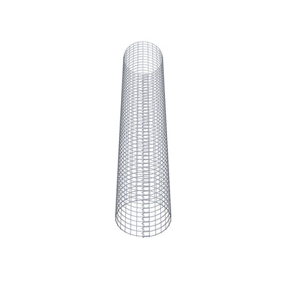 Gabionensäule rund 42  cm Durchmesser, 230  cm Höhe, Maschenweite 5 cm x 5 cm