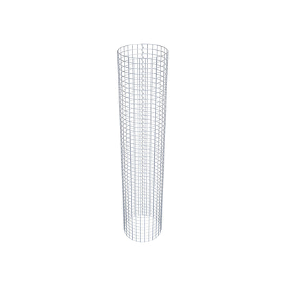 Colonne de gabion ronde 47 cm de diamètre, 230 cm de hauteur, maille 5 cm x 5 cm