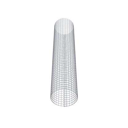 Colonne de gabion ronde 47 cm de diamètre, 230 cm de hauteur, maille 5 cm x 5 cm