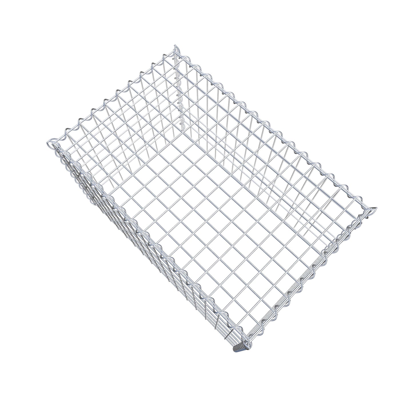 Påväxt gabion typ 3 80 cm x 50 cm x 50 cm (L x H x D), maskstorlek 5 cm x 10 cm, spiral