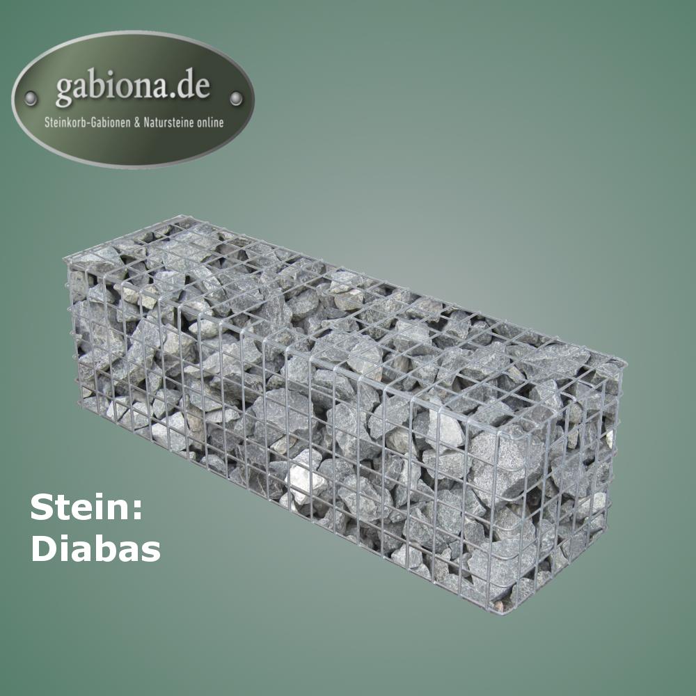 Gabion galvanisé à chaud 102 cm x 32 cm x 32 cm, mailles 5 cm x 5 cm, entièrement soudé