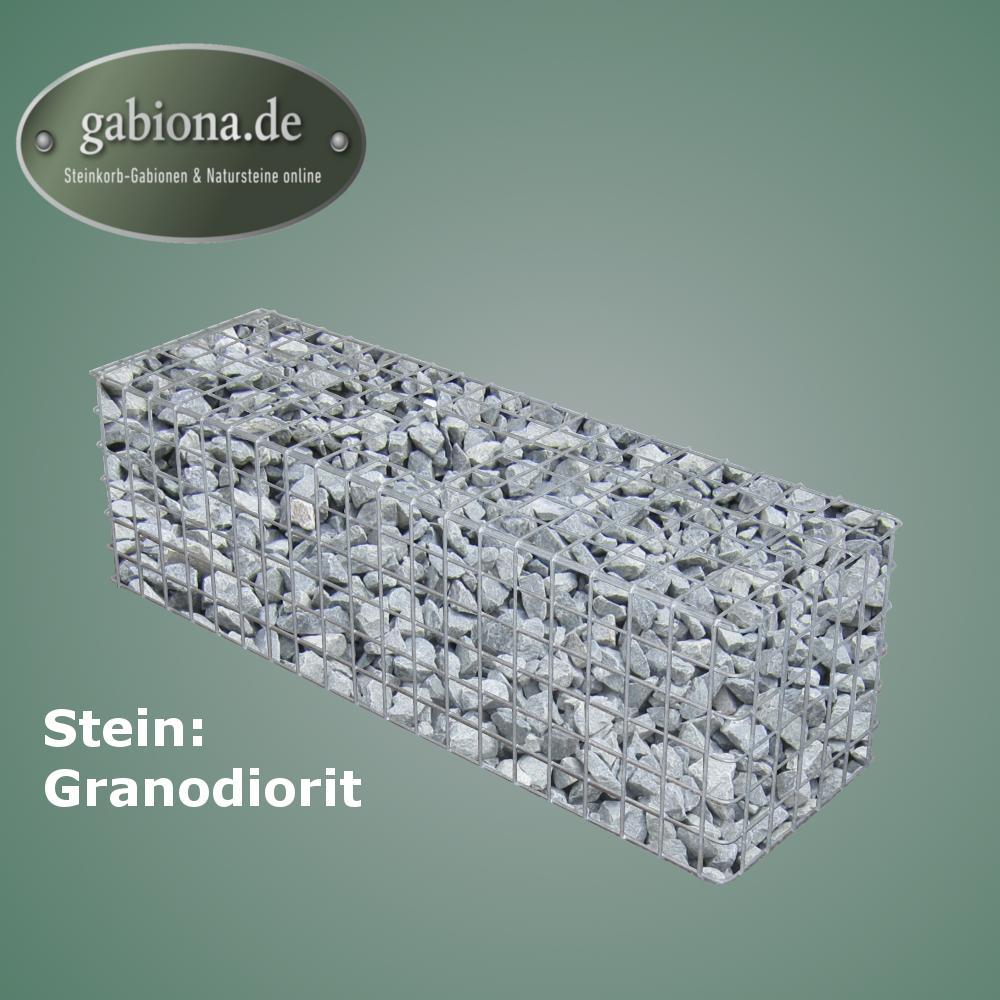 Gabion galvanisé à chaud 102 cm x 32 cm x 32 cm, mailles 5 cm x 5 cm, entièrement soudé