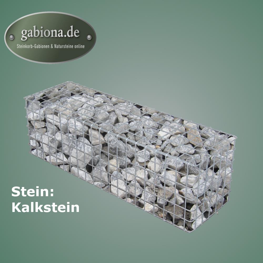 Gabion hot-dip galvanized 102 cm x 32 cm x 32 cm, mesh size 5 cm x 5 cm, fully welded