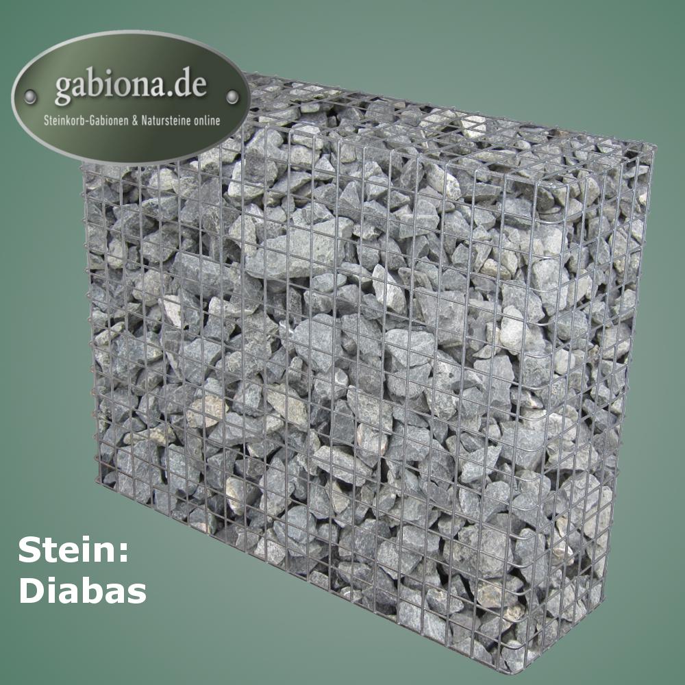 Gabion hot-dip galvanized 102 cm x 82 cm x 32 cm, mesh size 5 cm x 5 cm, fully welded