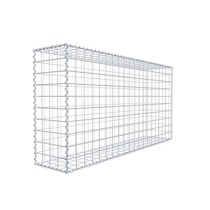 Gabion 200 cm x 100 cm x 40 cm (L x H x P), mailles 10 cm x 10 cm, spirale