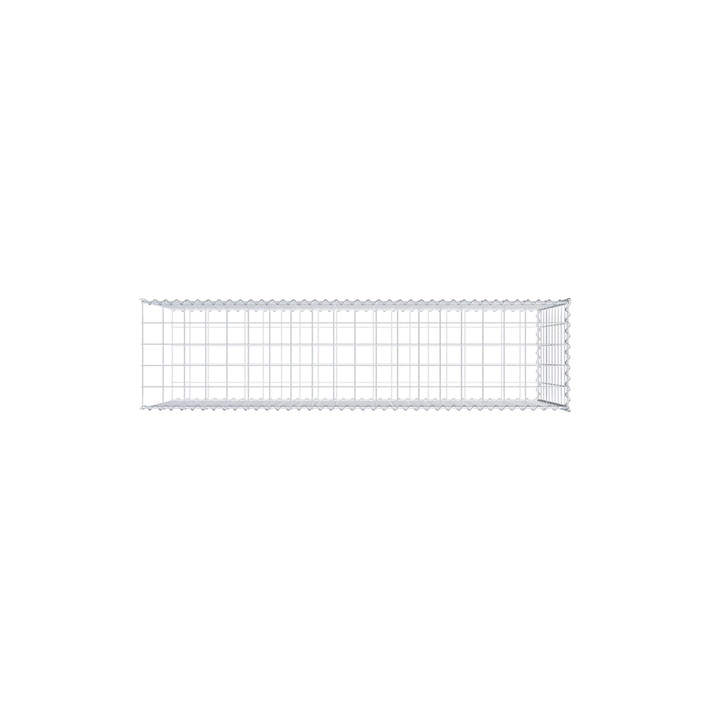 Grown-on gabion type 2 200 cm x 100 cm x 50 cm (L x H x D), mesh size 10 cm x 10 cm, spiral