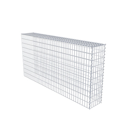 Gabion rapporté type 4 200 cm x 100 cm x 30 cm (L x H x P), mailles 5 cm x 10 cm, spirale