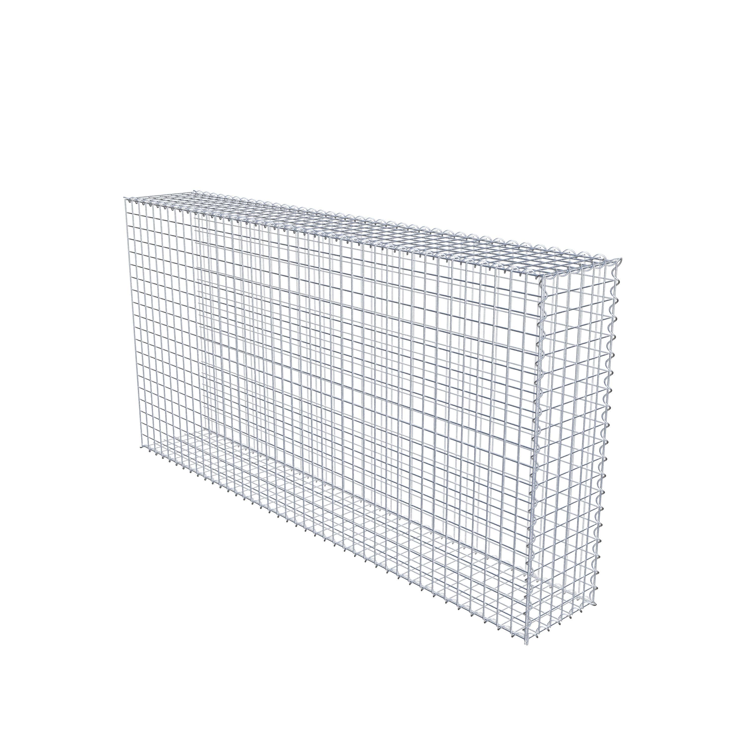 Grown-on gabion type 2 200 cm x 100 cm x 30 cm (L x H x D), mesh size 5 cm x 5 cm, spiral