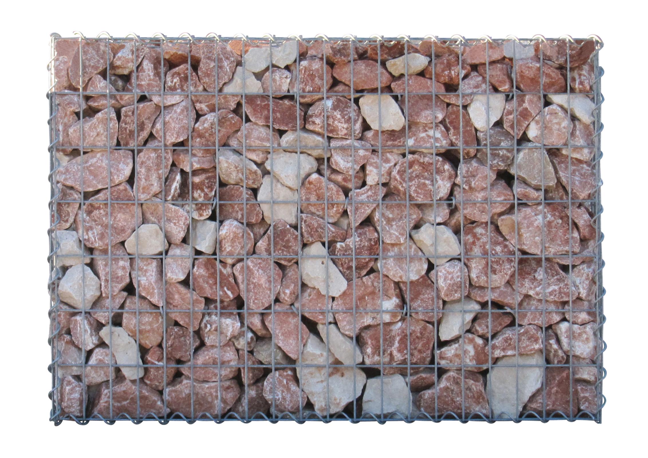 Gabion 100 cm x 70 cm x 30 cm (L x H x D), maskstorlek 5 cm x 10 cm, spiral